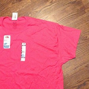 NWT Fruit of the Loom cyberpink short sleeve t shirt size 3XL